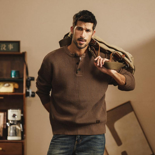 Vintage knitted casual sweater